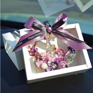 Elegant Floral Car Hanging Ornament