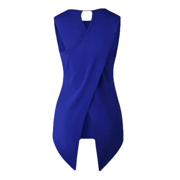 Women’s Sleeveless Cross Back Top - Image 4