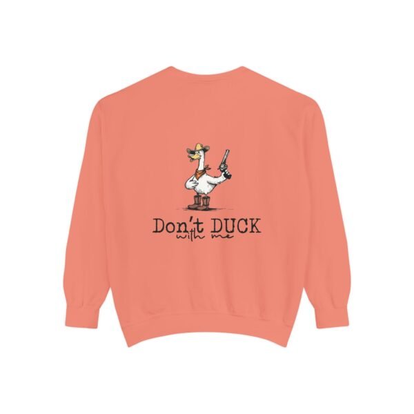 Funny Cowboy Duck Unisex Sweatshirt - Image 6