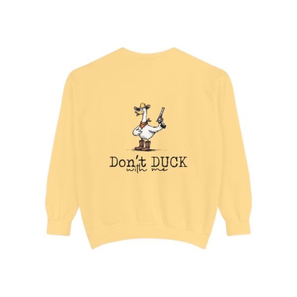 Funny Cowboy Duck Unisex Sweatshirt - Image 10