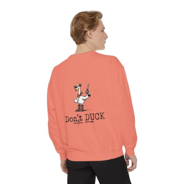 Funny Cowboy Duck Unisex Sweatshirt - Image 8