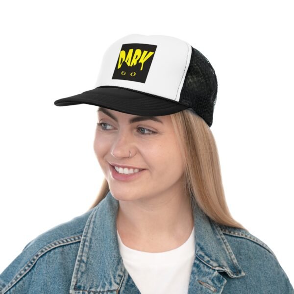 DARK Cat Eyes Trucker Hat - Image 4