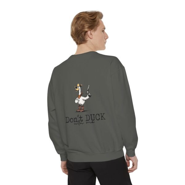 Funny Cowboy Duck Unisex Sweatshirt - Image 16