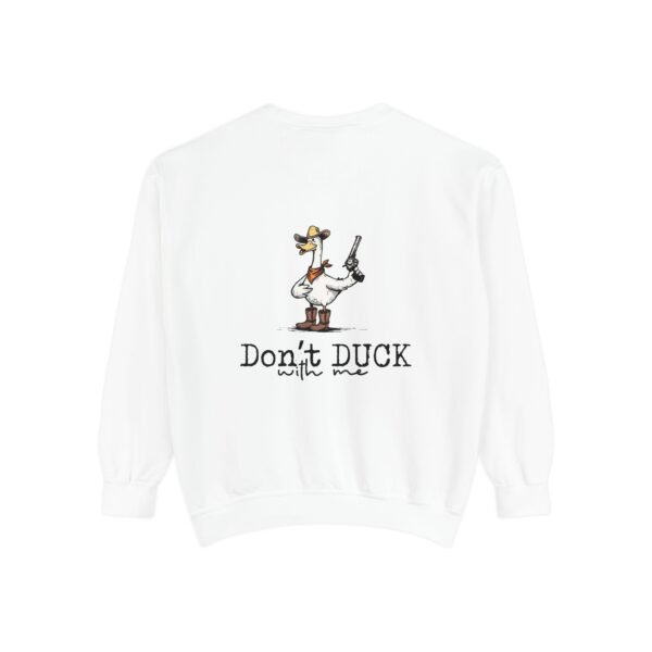 Funny Cowboy Duck Unisex Sweatshirt