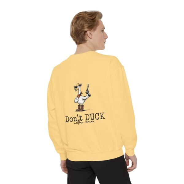 Funny Cowboy Duck Unisex Sweatshirt - Image 12
