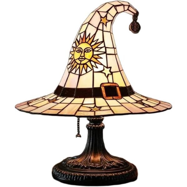 Vintage Witch Hat Light – Halloween Table Decor - Image 5