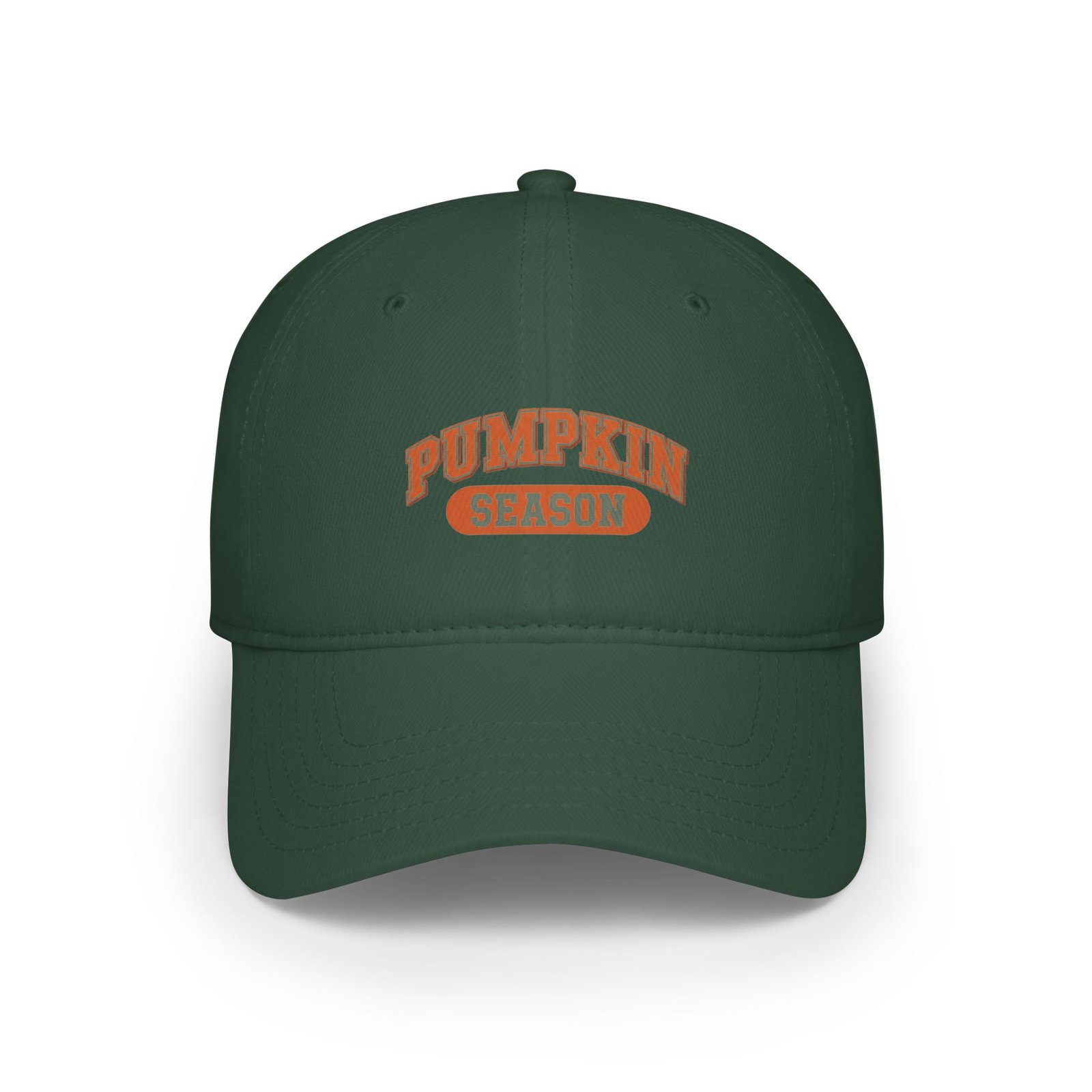 Pumpkin Season Black Baseball Cap - Image 6
