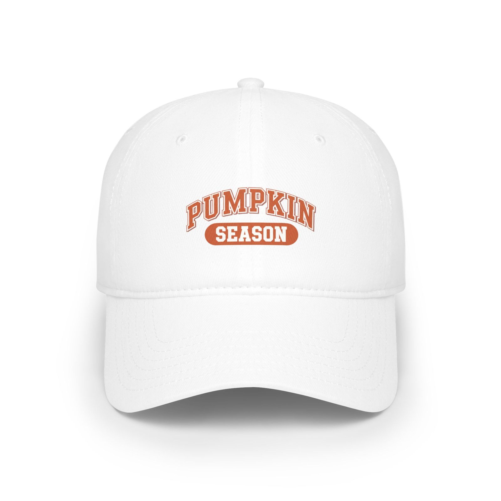 Pumpkin Season Black Baseball Cap - Image 4