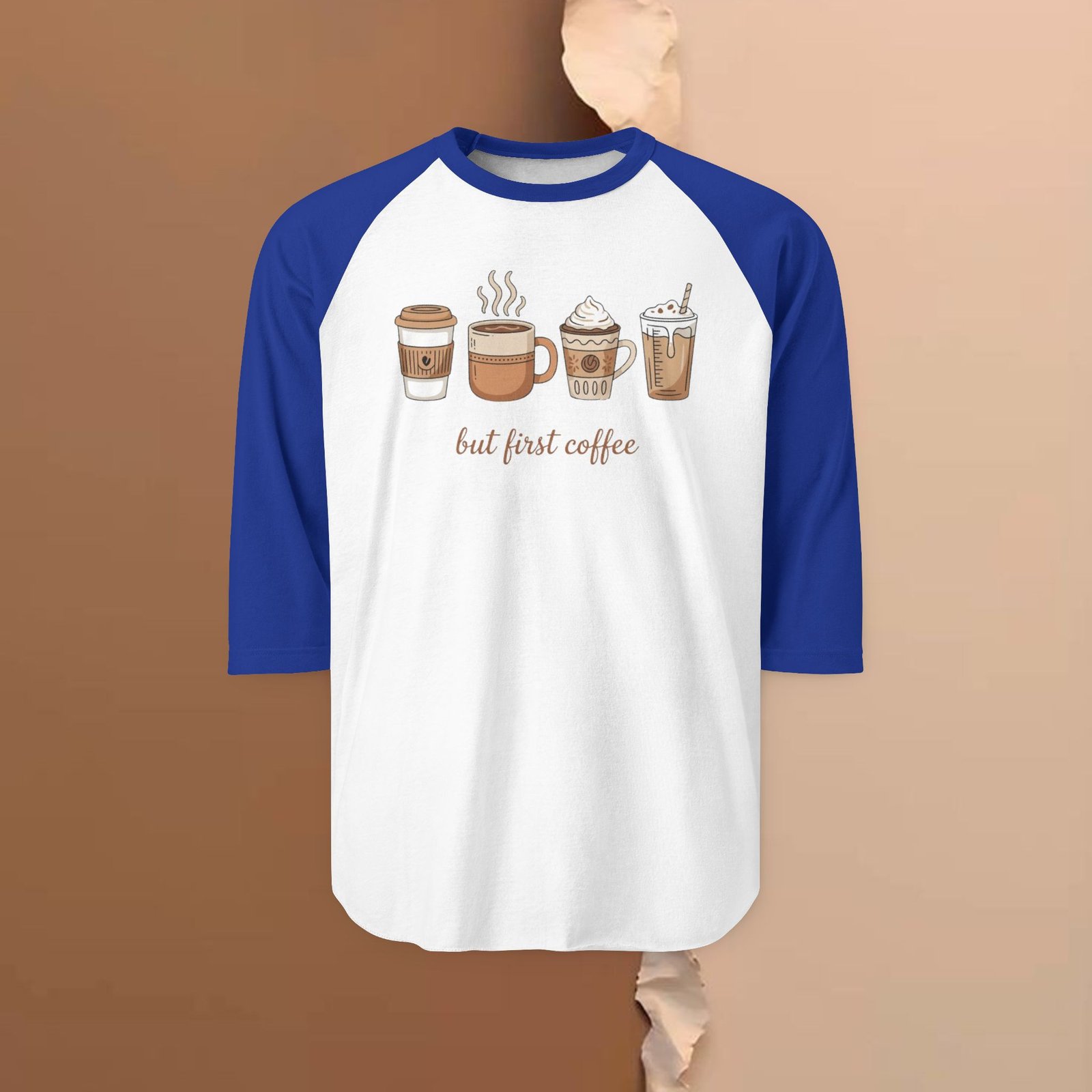 But First Coffee – Unisex 3/4 Sleeve - Image 2