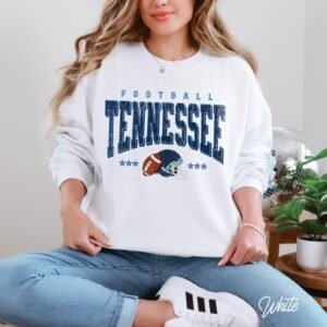 Football Graphic Sweatshirt – Vintage College Style Casual Top